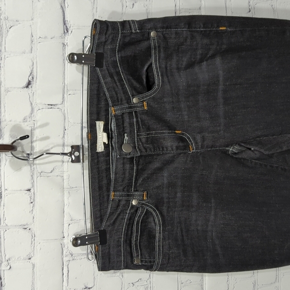 Eileen Fisher Black Crop Jeans Sz 6P - Picture 4 of 7